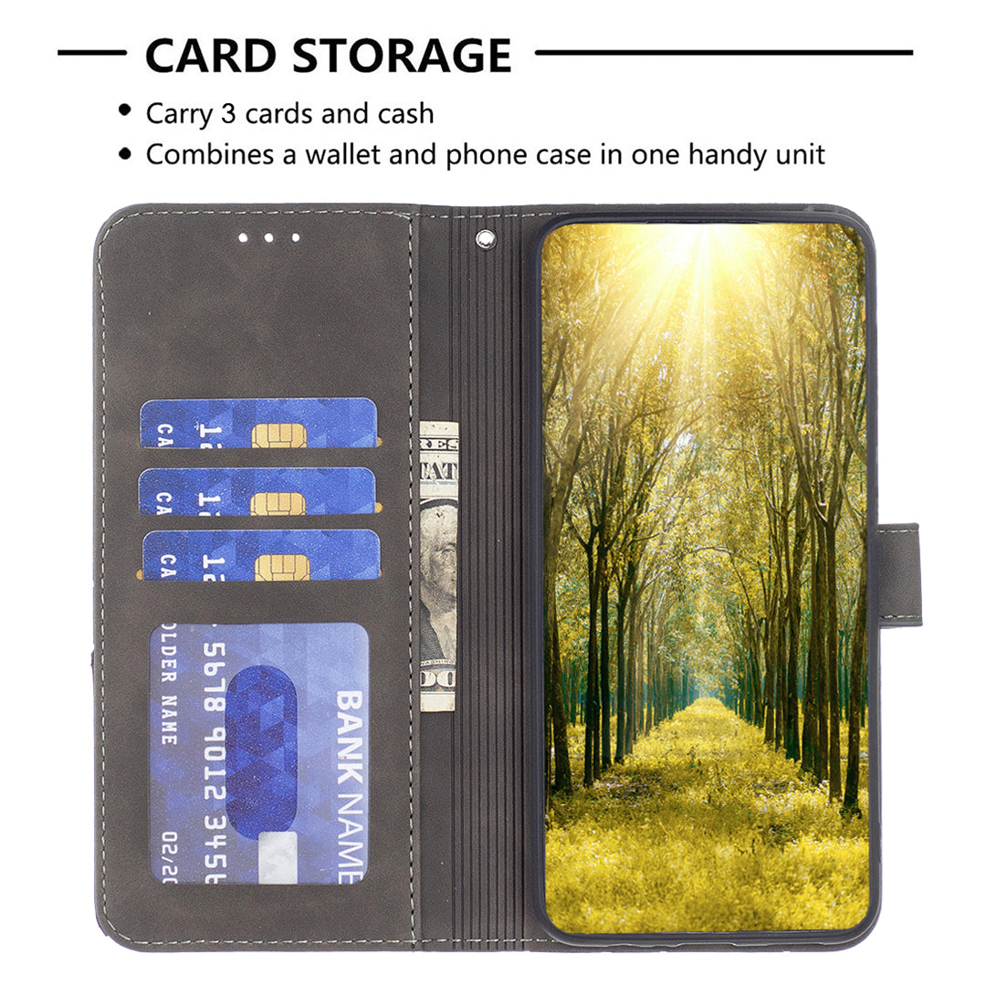 BINFEN COLOR BF05 For Samsung Galaxy Xcover7 Leather Case Wallet Cover Folding Stand - Grey BINFEN COLOR BF05 For Samsung Galaxy Xcover7 Leather Case Wallet Cover Folding Stand - Grey